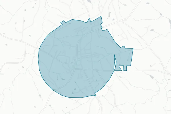 City of Lincolnton — detail map
