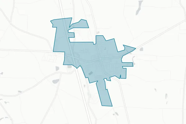 City of Hahira — detail map