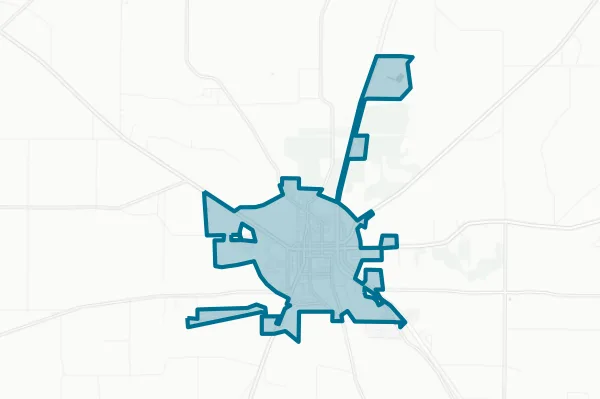 City of Camilla — detail map