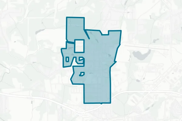 City of Oxford — detail map