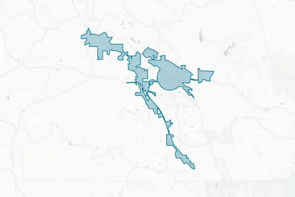 City of Jasper — detail map