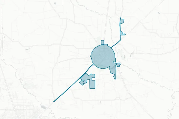City of Blackshear — detail map