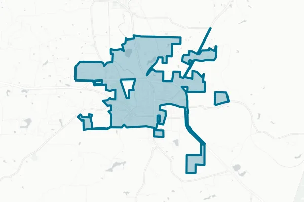 City of Rockmart — detail map