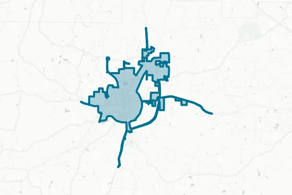 City of Cedartown — detail map