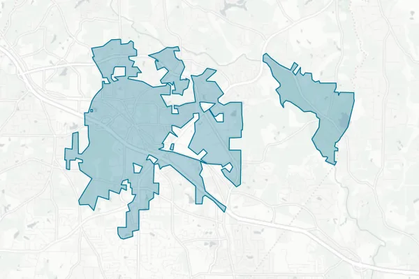 City of Conyers — detail map