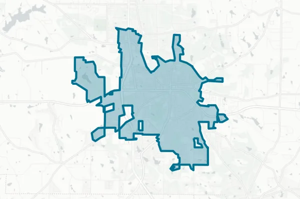 City of Griffin — detail map