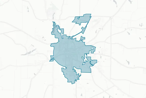 City of Americus — detail map