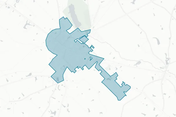 City of McRae Helena — detail map