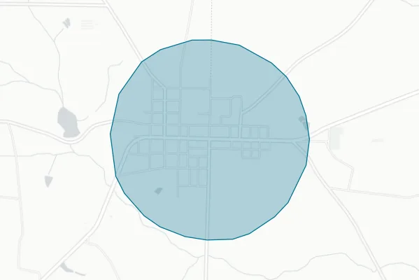 City of Pavo — detail map
