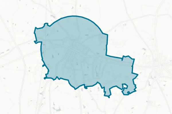 City of Vidalia Board of Education — detail map