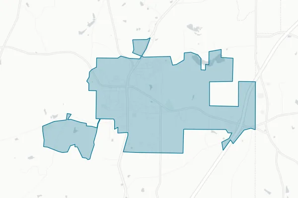 City of Hogansville — detail map