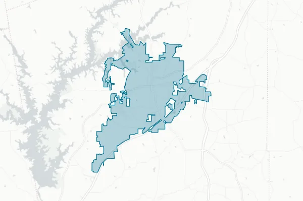 City of Lagrange — detail map