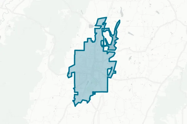City of Lafayette — detail map