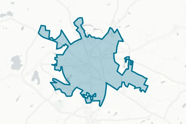 City of Sandersville — detail map