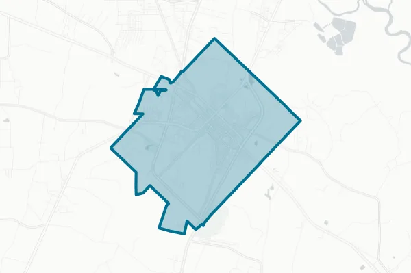 City of Jesup — detail map