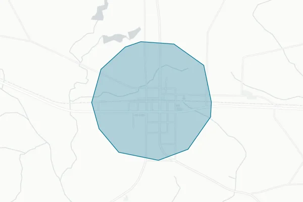 City of Pitts — detail map