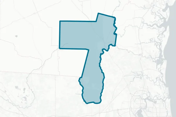 Charlton County — detail map