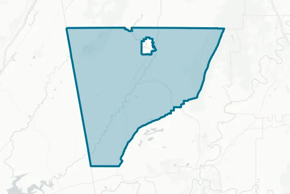 Chattooga County — detail map