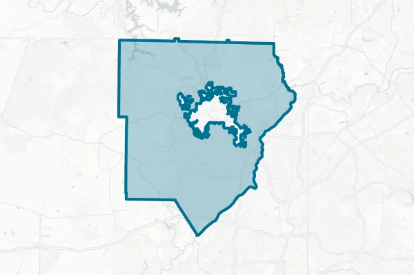 Cobb County School District — detail map