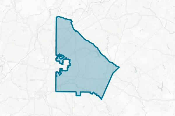 Dekalb County Board of Education — detail map