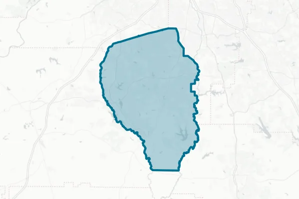 Fayette County Board of Education — detail map