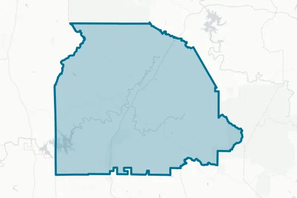 Gilmer County Board of Education — detail map