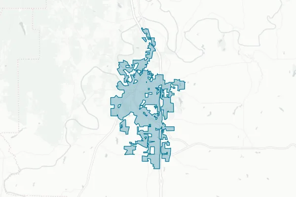 City of Calhoun Board of Education — detail map