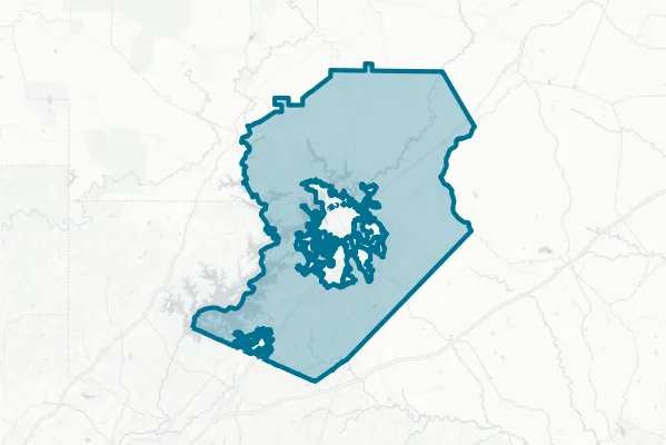 Hall County Board of Education — detail map