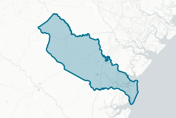 Liberty County Board of Education — detail map