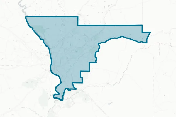 Muscogee County School District — detail map