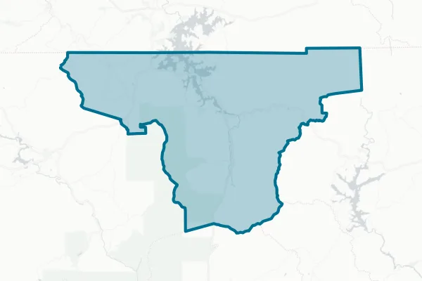 Towns County — detail map