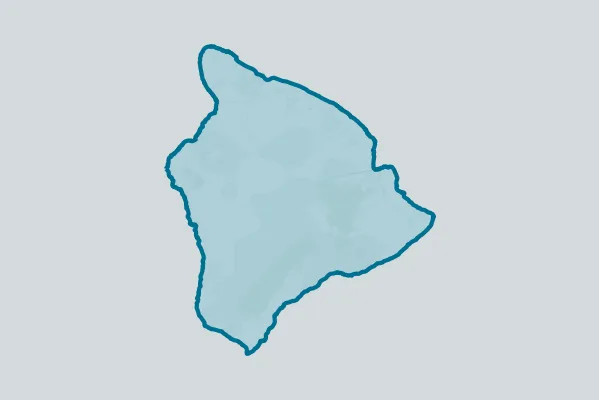 County of Hawaii — detail map