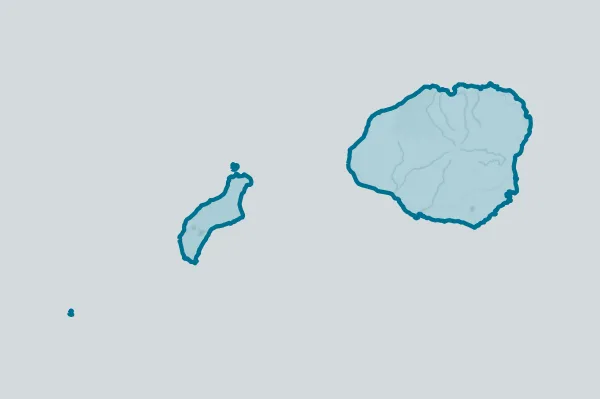 County of Kauai — detail map