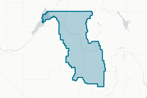 Bannock County — detail map