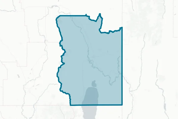 Bear Lake County — detail map