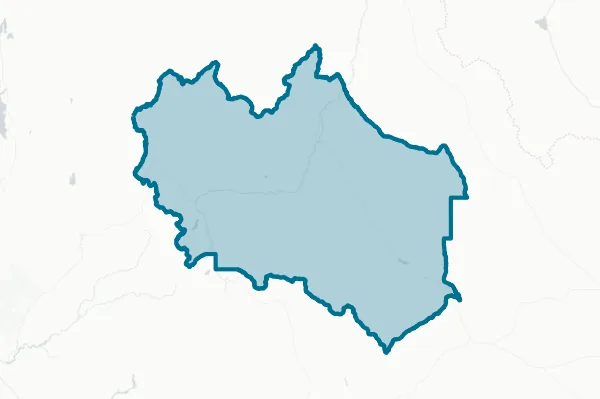 Custer County — detail map