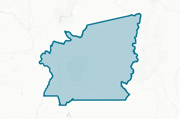 Idaho County — detail map