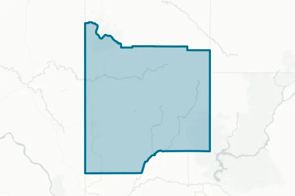 Latah County — detail map