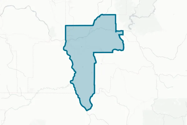 Nez Perce County — detail map