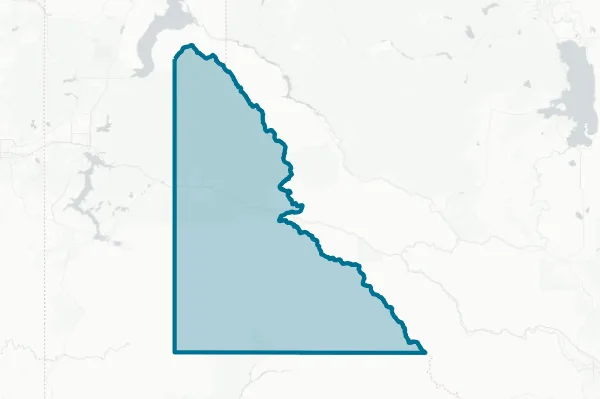 Shoshone County — detail map
