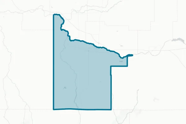 County of Twin Falls — detail map