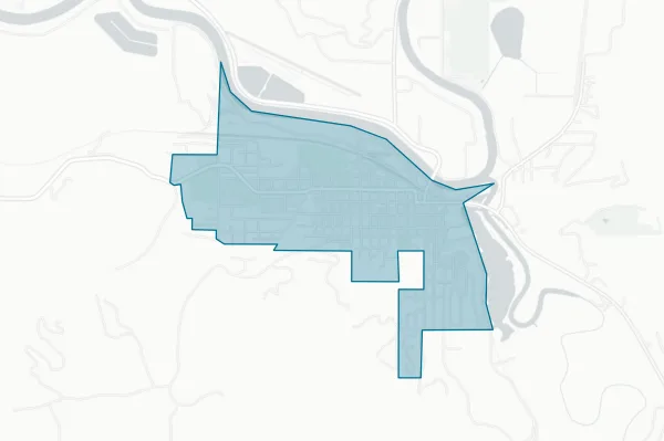 City of St. Maries — detail map