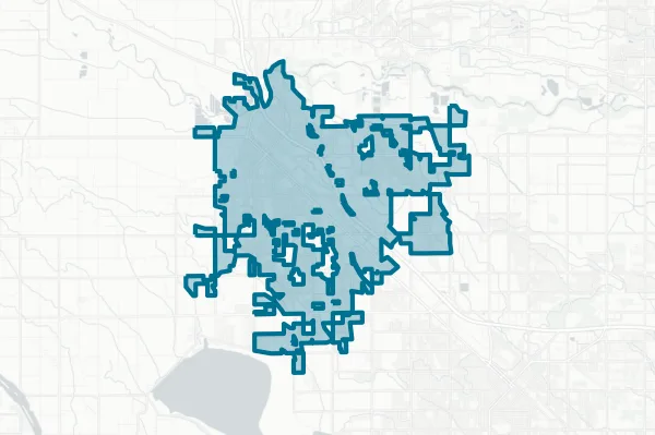 City of Caldwell — detail map