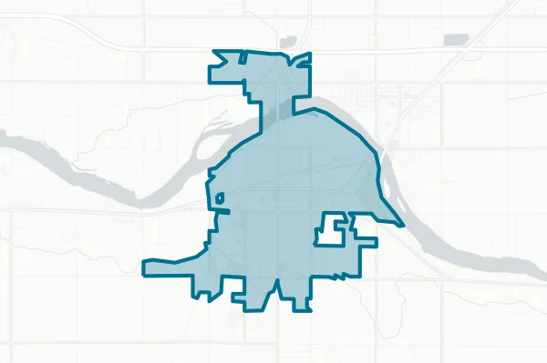City of Burley — detail map