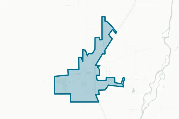 City of Challis — detail map