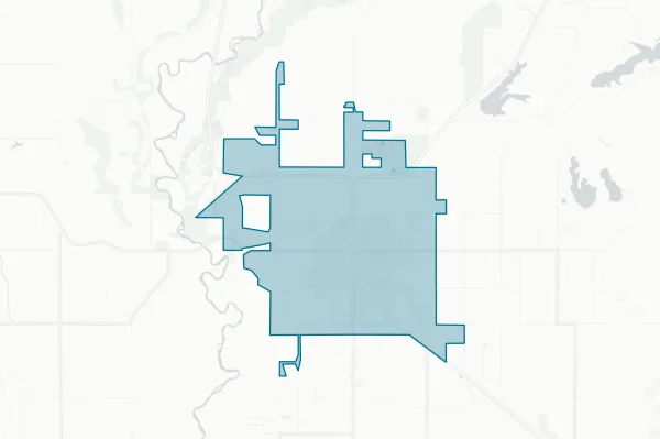 City of Preston — detail map