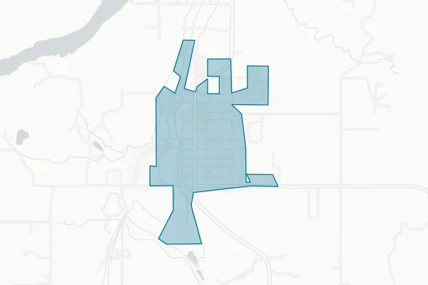 City of Hagerman — detail map