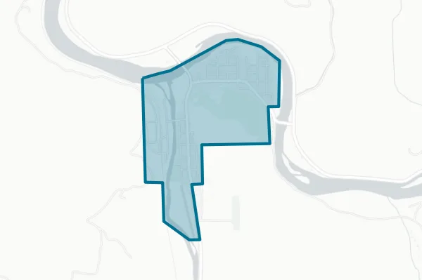 City of Kooskia — detail map