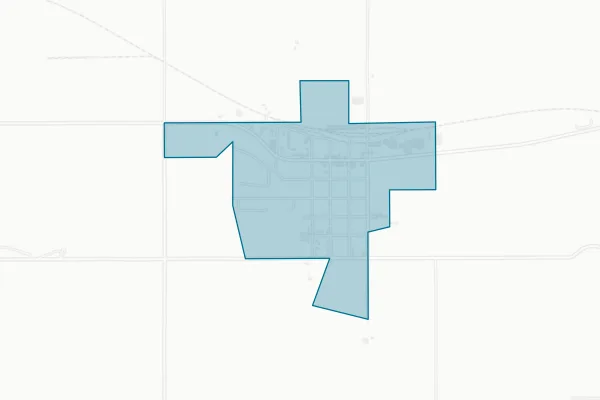 City of Hazelton Idaho — detail map