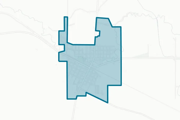City of Shoshone — detail map